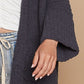 POL Open Front Sweater Cardigan with Pockets