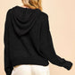 Davi & Dani Drop Shoulder Long Sleeve Hooded Sweater