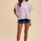 Annie Wear Checkered Round Neck Short Sleeve T-Shirt