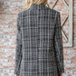 First Love Full Size Lurex Mixed Tweed One Button Blazer