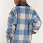 Plaid Chest Pocket Detail Shacket