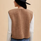 Annie Wear V-Neck Tie Detail Vest Coat