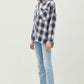 Be Cool Plaid Flannel Button Down Shirt with Chest Pocket