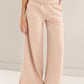 High Rise Wide Leg Drawstring Pants