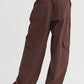 HYFVE Elastic Waist Wide-Leg Cargo Pants