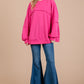 Ces Femme Exposed Seam Long Sleeve Sweatshirt