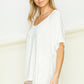 At Rest Oversized Short Sleeve Top