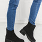 MMShoes Work For It Matte Lug Sole Chelsea Boots in Black