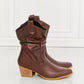 MMShoes Better in Texas Scrunch Cowboy Boots in Brown