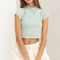 HYFVE Lettuce Hem Crop Top