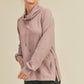 Kimberly C Drawstring Side Zip Sweatshirt