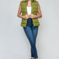 Snobbish Zip Up Turtleneck Vest with Pockets