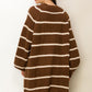 Made for Style Oversized Striped Sweater Cardigan