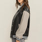 Game On PU Colorblock Baseball Jacket