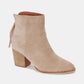 Beast Fashion Suede Point Toe Ankle Booties