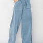 High Rise Wide Leg Drawstring Pants