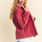 Davi & Dani Quilted Button Down Shacket with Chest Pockets