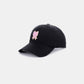 Zenana Ribbon Bow Chenille Patch Baseball Cap