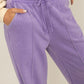 HYFVE Drawstring High Rise Wide Leg Pants