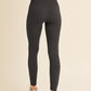 Yelete Full Size Fleece Lined High Waisted Leggings