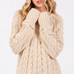 SAGE + FIG Cable-Knit Long Sleeve Sweater