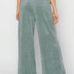 High Rise Wide Leg Drawstring Pants