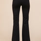 Mittoshop Stretchy Soft Elastic Waist Flare Pants