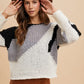 Annie Wear Color Block Drop Shoulder Sweater