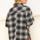 Basics Feel Plaid Print Shacket