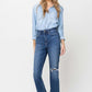 Super High Rise Straight Leg Jeans