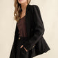 DOUBLE BUTTON BLAZER JACKET