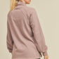 Kimberly C Drawstring Side Zip Sweatshirt